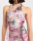 ONE SHOULDER TOP WITH SCARF DETAIL