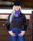 HIGH ROLLER SATIN PERFORMANCE RODEO SHIRT