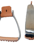 AJ Tack Aluminum Angled Roper Stirrups