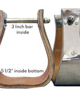 AJ Tack Monel Stirrups