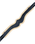 ExionPro 'AdaptLine' Wave Over Lay Girth - Navy Blue Elastic with White Lines