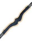ExionPro 'AdaptLine' Wave Over Lay Girth - Grey Elastic with White Lines