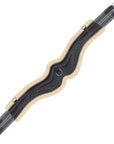 ExionPro 'AdaptLine' Wave Over Lay Girth - Grey Elastic with White Lines