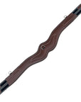 ExionPro 'AdaptLine' Wave Over Lay Girth - Navy Blue Elastic with White Lines