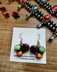 Multi Stone Squash blossom with matching earrings