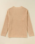 Avery Side Slits Loose Sweater
