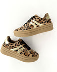 SALE The Oaklynn Platform Sneakers in Leopard