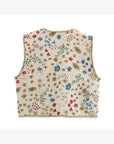 Floral Front tie Vest