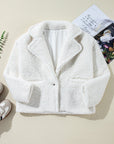 Kaia Button Pocketed Lapel Collar Jacket
