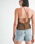 ONE SHOULDER STRAP CROCHET TOP