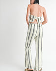 HALTER NECKLINE VEST WITH BACK TIE