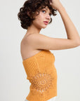 RIBBED ASYMMETRICAL HEM TUBE TOP