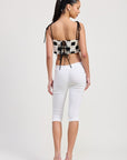 CROPPED CROCHET TOP