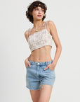 CROPPED CROCHET TOP