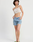 CROPPED CROCHET TOP
