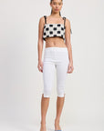 CROPPED CROCHET TOP