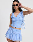 MINI RUCHED SKIRT