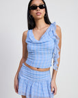 MINI RUCHED SKIRT