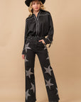 Rhinestone Star Jeans