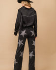 Rhinestone Star Jeans