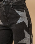 Rhinestone Star Jeans