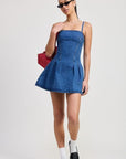 MINI PLEATED DRESS