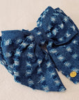 The Denim Daisy Bow Clip