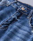Angelina Distressed Flare Jeans