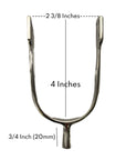 AJ Tack Ladies Stainless Steel Prince of Wales English Spurs