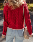 Kennedy Cable Knit Buttoned Cardigan