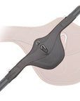 ExionPro 'AdaptLine' Belly Guard Girth - Grey Elastic With White Lines