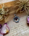 Naja Pendant with Purple Spiny Oyster – Sterling Silver – Native Made by KB