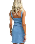 WOMEN FASHION DENIM DRESS