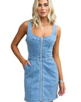 WOMEN FASHION DENIM DRESS