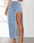 WOMEN FASHION DENIM SKIRT