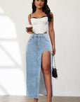WOMEN FASHION DENIM SKIRT