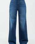 Camila Studded Wide Leg Jean