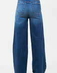Camila Studded Wide Leg Jean