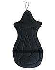 Hilason Anti Slip Cushion Grip Saddle Seat Cover With Cushion Black