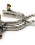 AJ Tack Men's Plain Band Roping Spurs