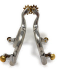 AJ Tack Men's Plain Band Roping Spurs