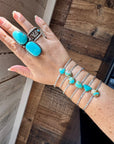 Royston Turquoise Cuff – Sterling Silver