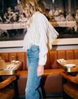 MASON'S DAUGHTER | Loretta Western Fringe Top, Ivory