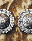Western Screw Back Concho Floral Carved Saddle Bling Cowgirl