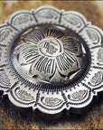 Western Screw Back Concho Floral Carved Saddle Bling Cowgirl