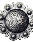 1 Pcs Western Screw Back Concho Floral Carvedberry Saddle Bling Cowgirl