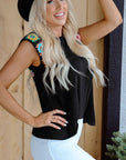 Kelly Floral Crochet Casual Tank Top