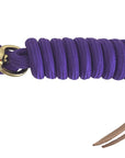 AJ Tack 9 Foot Nylon Lead Rope with Leather Popper