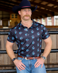 BUCKLE BUNNY MEN'S PERFORMANCE POLO