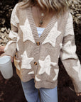 Clare Sherpa Star Cardigan